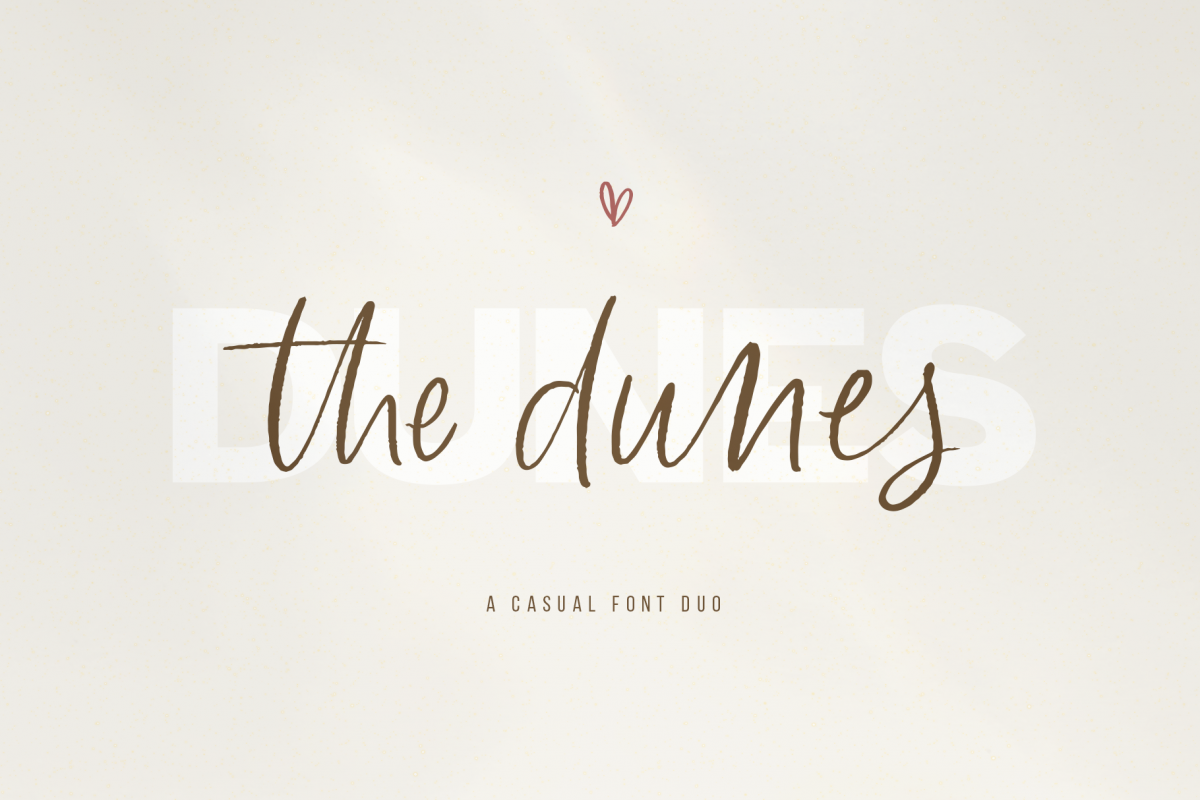 The Dunes - A Sans/Script Font Duo example image 1