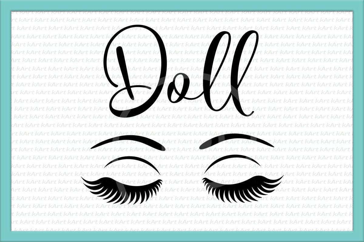 Download doll face svg, eyes svg, svg quote, make up svg, pretty svg (35022) | SVGs | Design Bundles