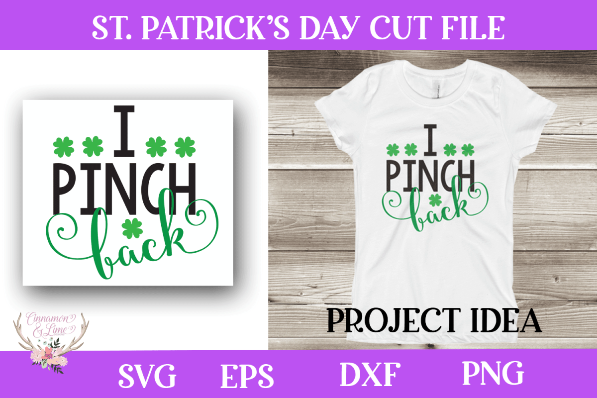 St. Patrick's Day SVG - I Pinch Back example image 1