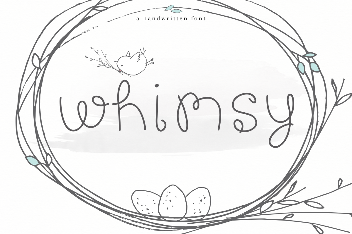 Free Whimsy A Whimsical Handwritten Script Fonts