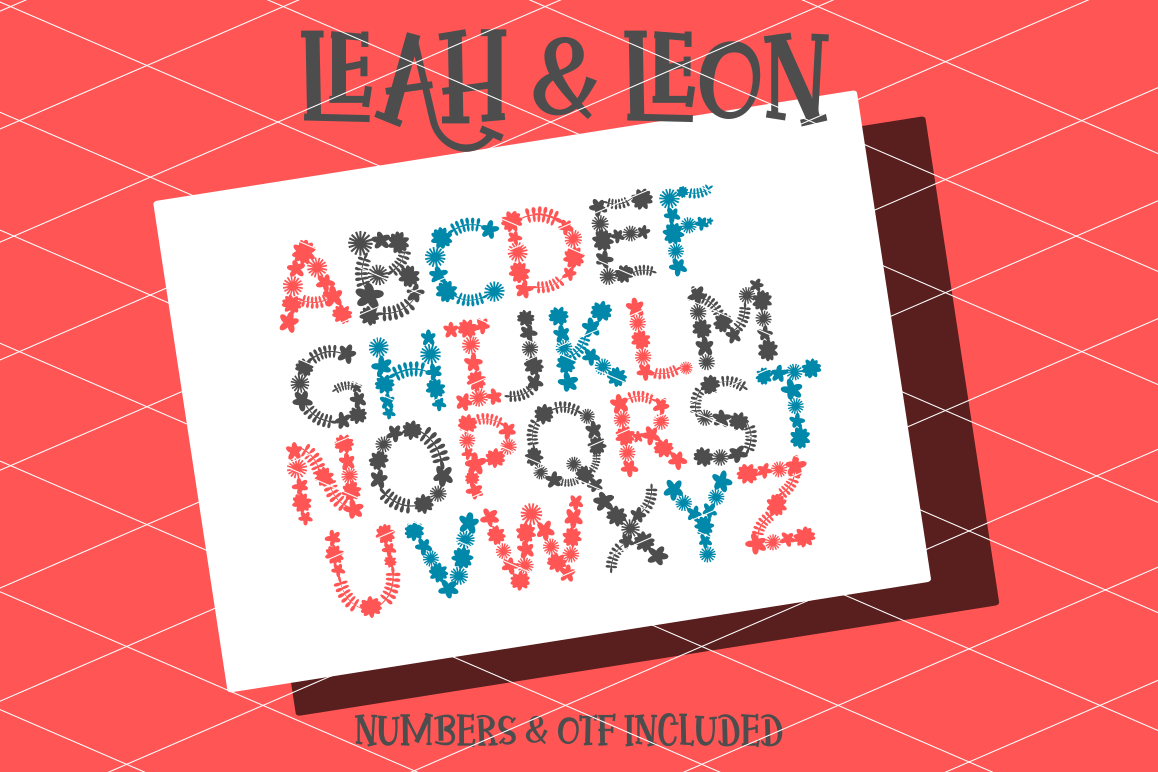 Leah & Leon (Font / SVG) example image 1