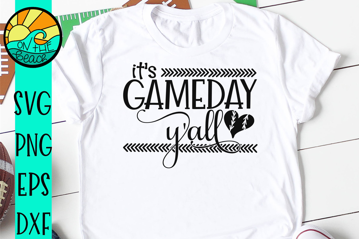It's Gameday Y'all- SVG - DXF - EPS - PNG example image 1