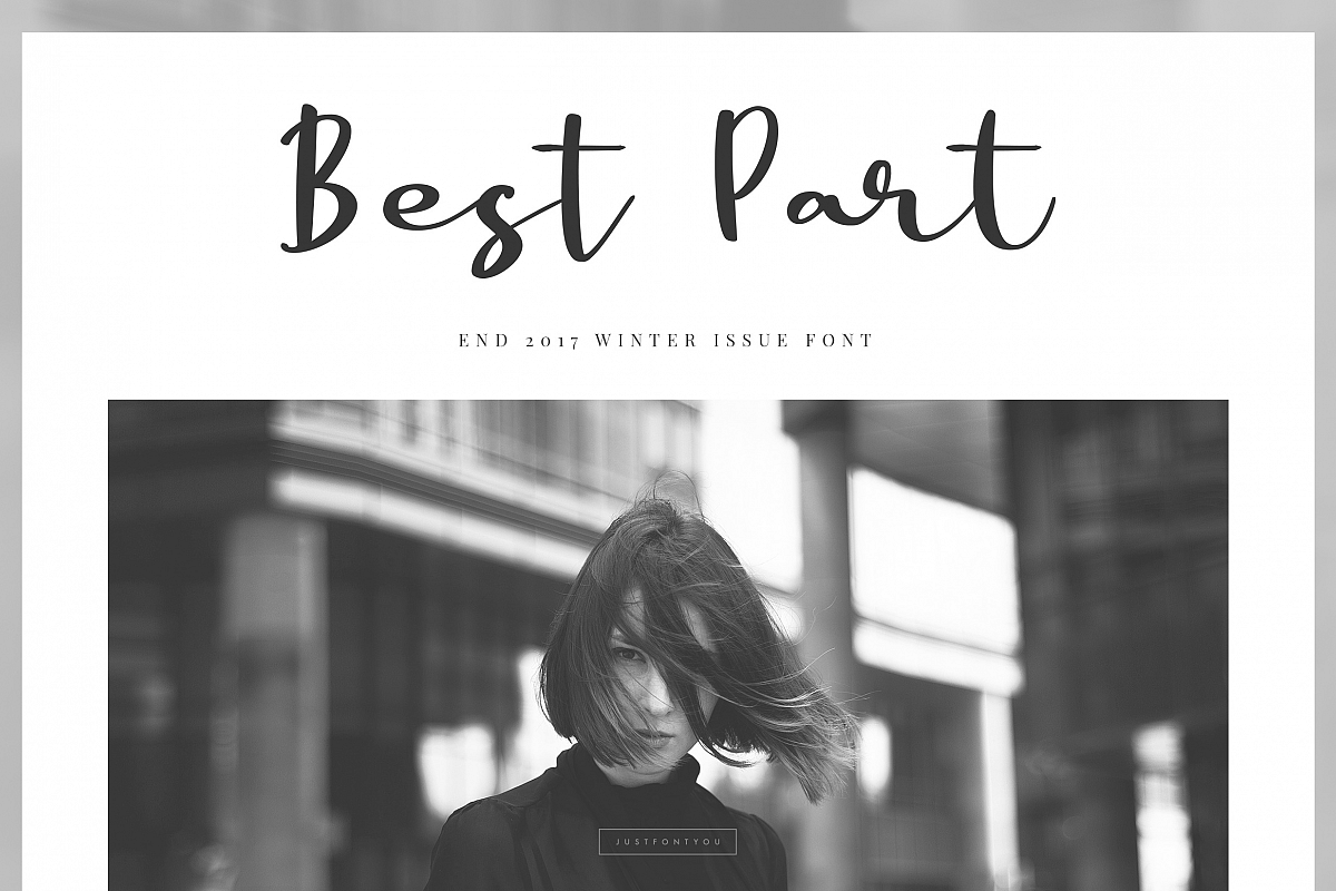 Best Part - Beauty Casual Font example image 1