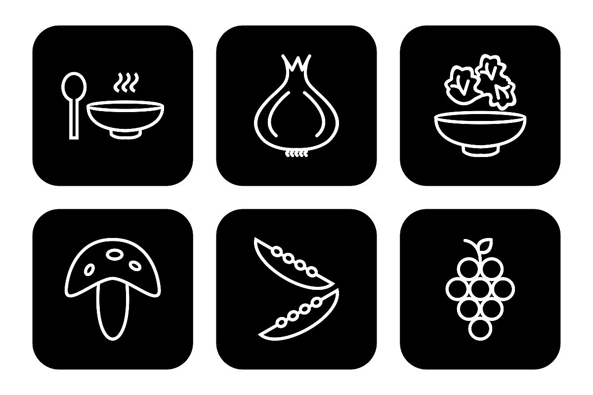 Set Of Food Icons example image 1