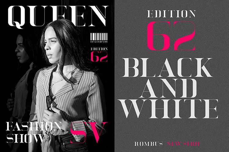 Rombus Modern Serif Font example image 1