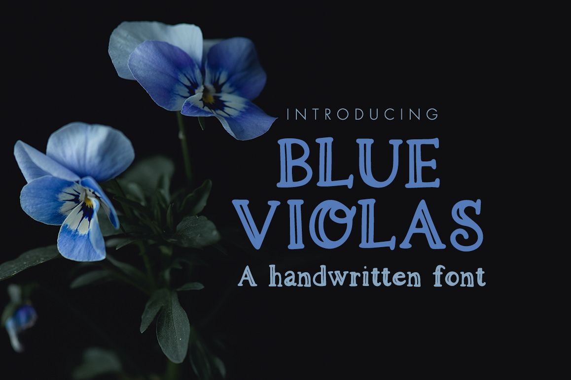Blue Violas example image 1