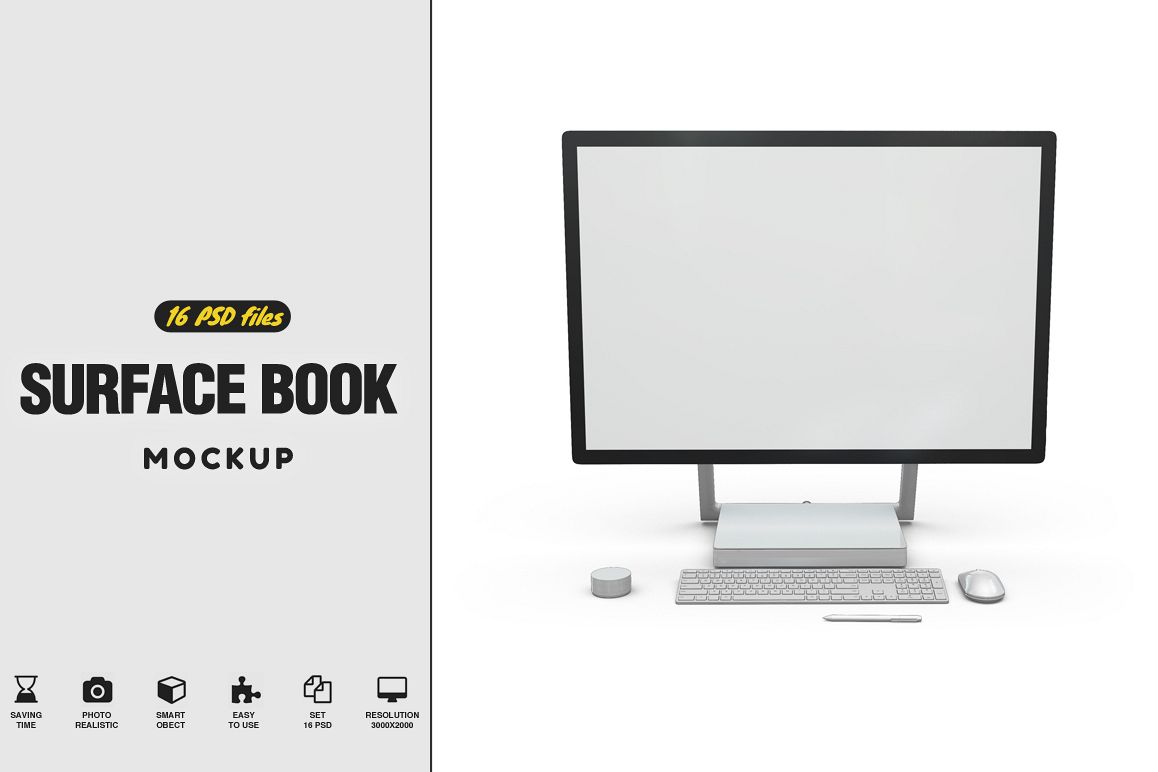 Surface Book Mockup example image 1