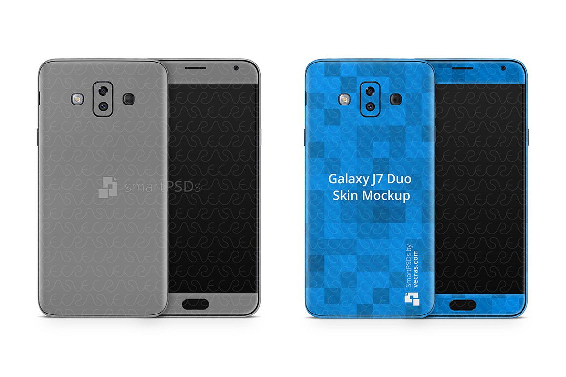 Samsung Galaxy J7 Duo Vinyl Skin Design Mockup 2018 example image 1