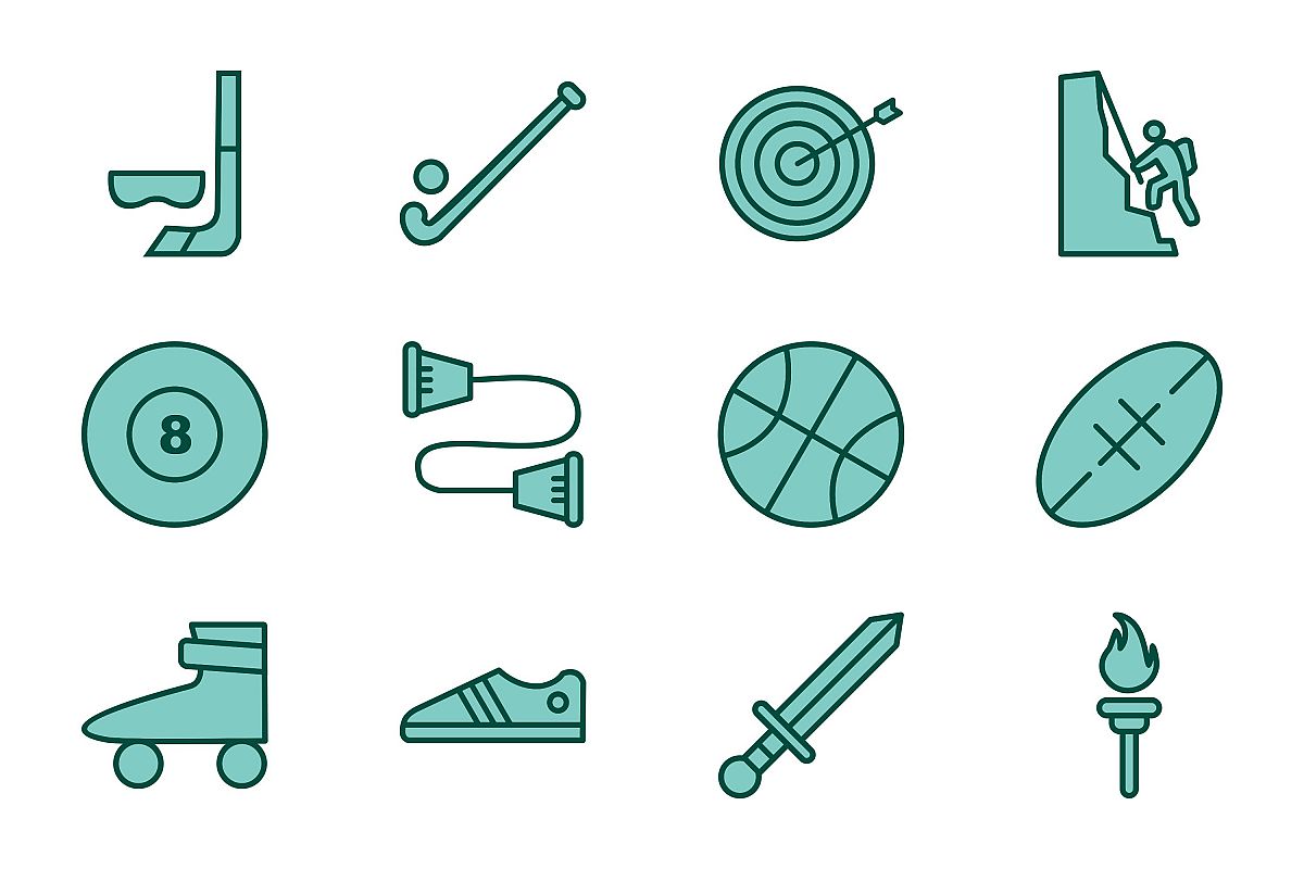 Set Of Sports And Game Icons example image 1
