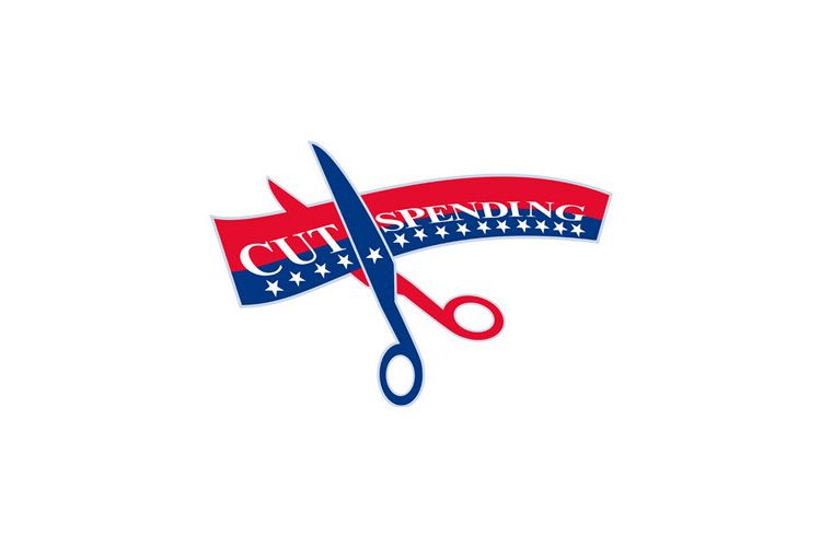 Cut Spending Scissors Cutting Bill example image 1