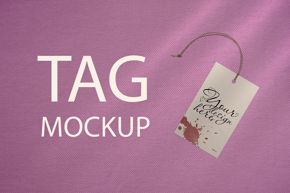 Label tag mockup example image 1