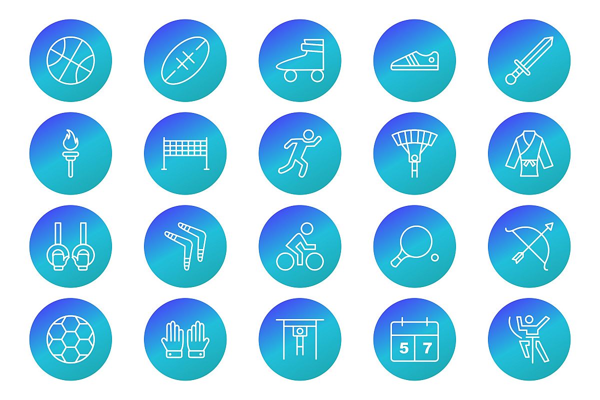 Set Of Sports And Game Icons example image 1