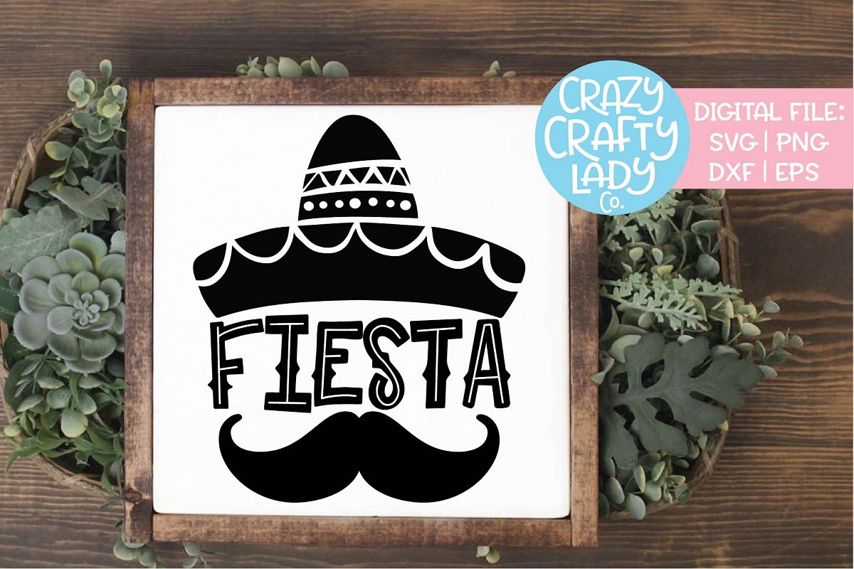 Fiesta Cinco de Mayo SVG DXF EPS PNG Cut File example image 1