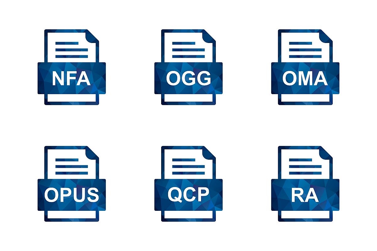 Set Of File Formats Icons example image 1