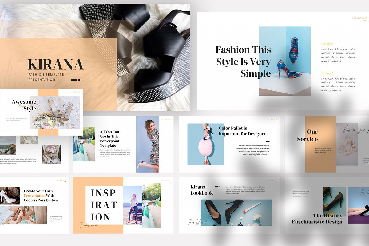 kirana clean powerpoint template clean powerpoint template
