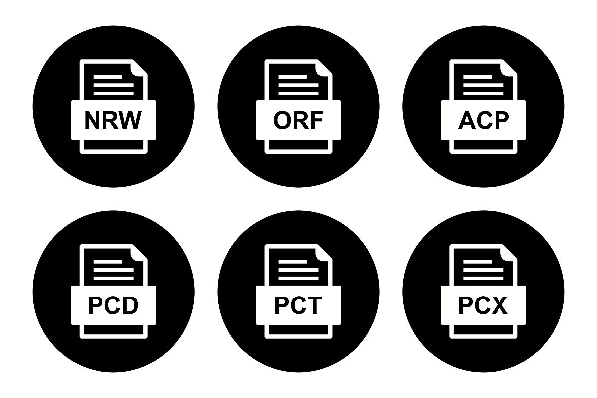Set Of File Formats Icons example image 1