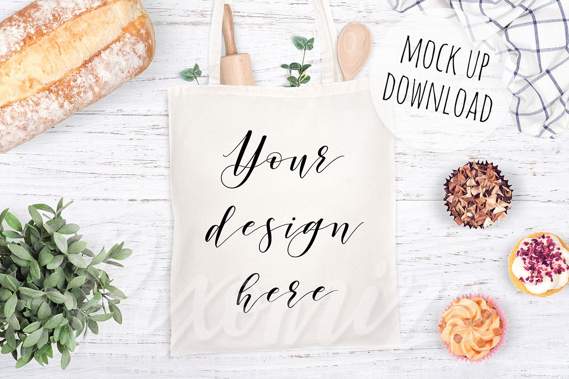Tote Bag Mockup Photography example image 1