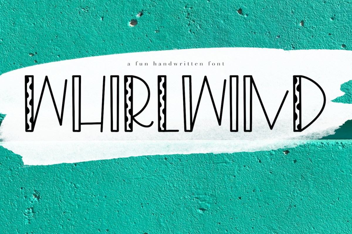 Whirlwind - A Fun Handwritten Font example image 1