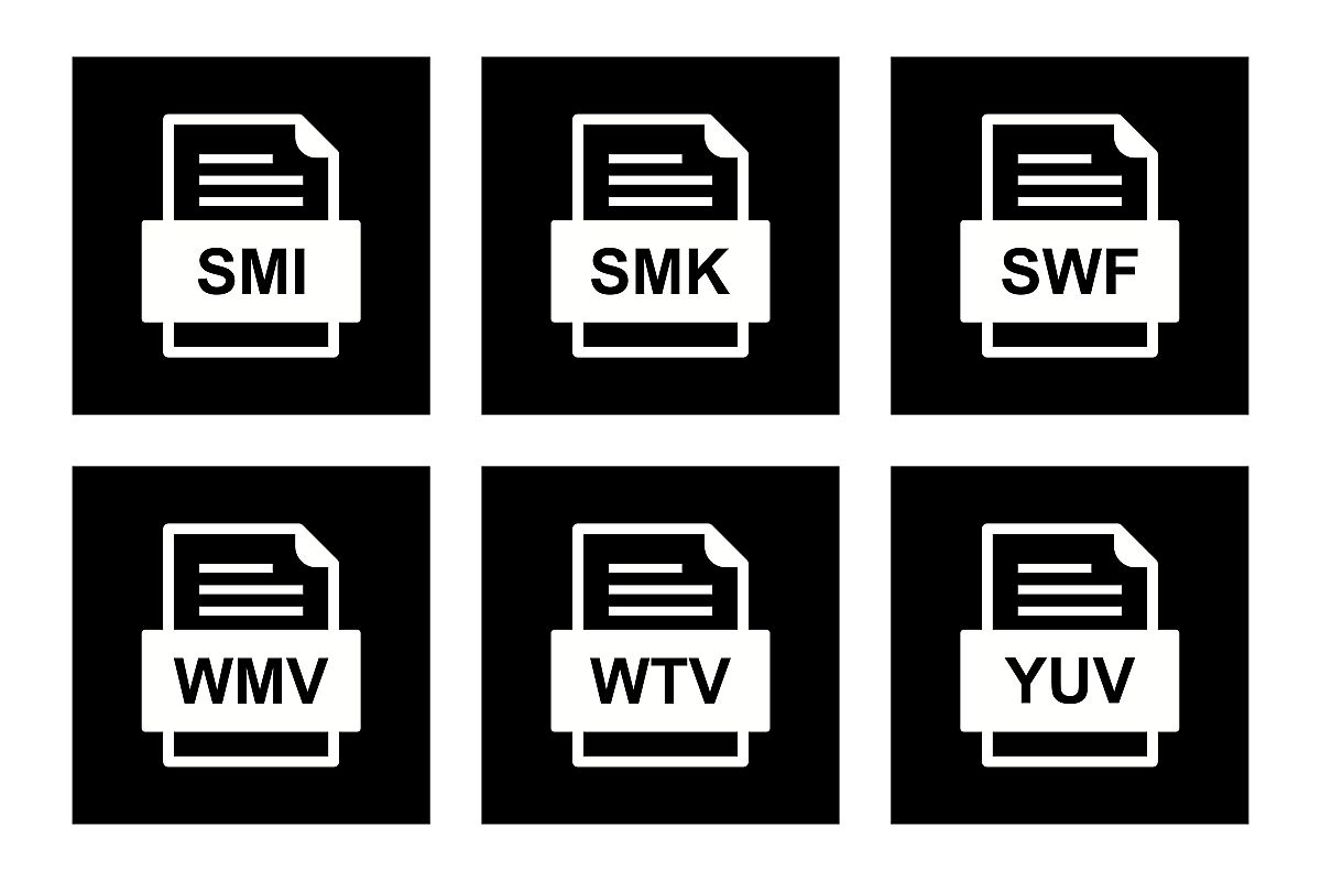Set Of File Formats Icons example image 1