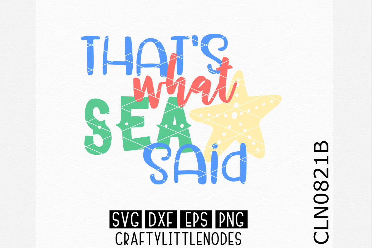 That's What Sea Said example image 1