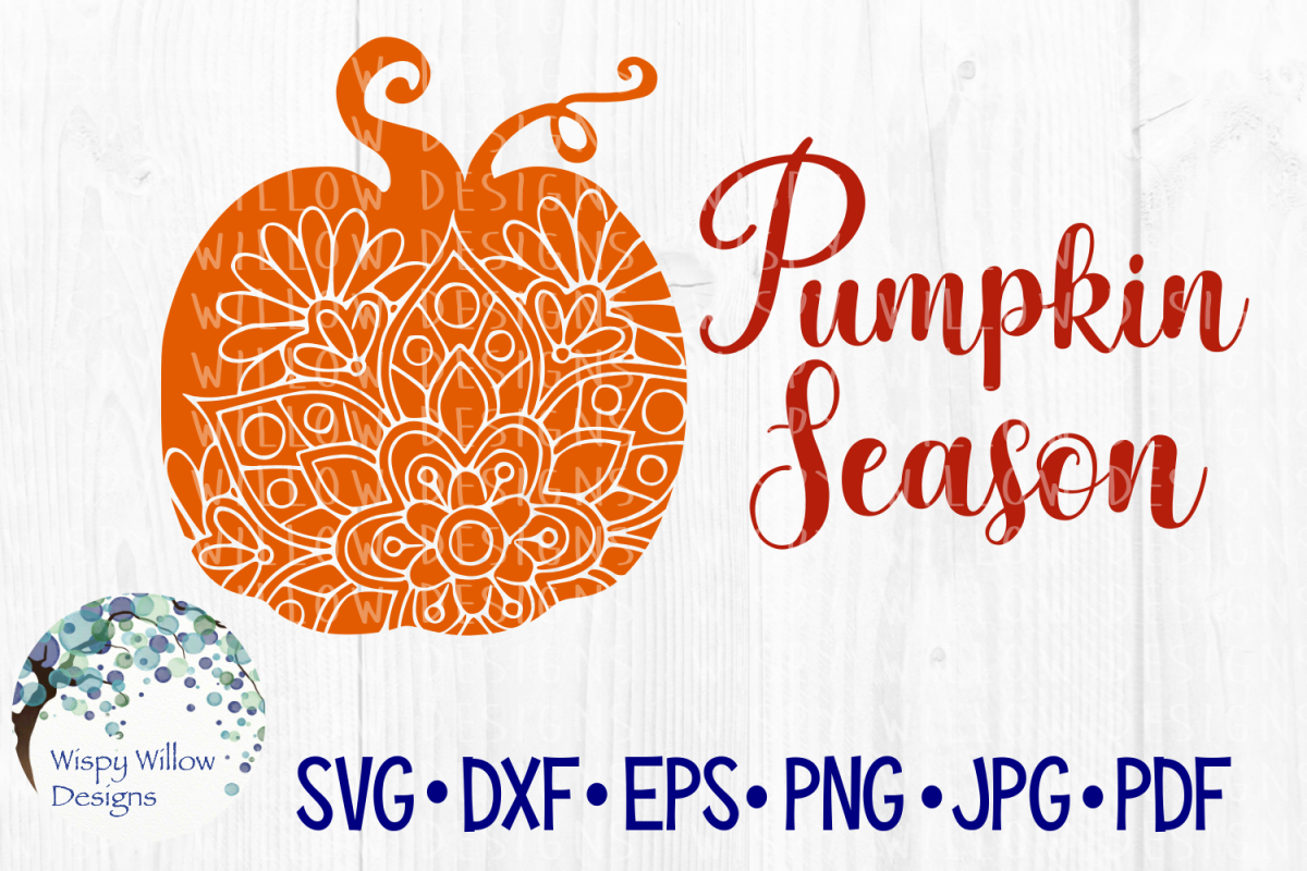 Download Pumpkin Season, Fall, Halloween, Mandala SVG Cut File
