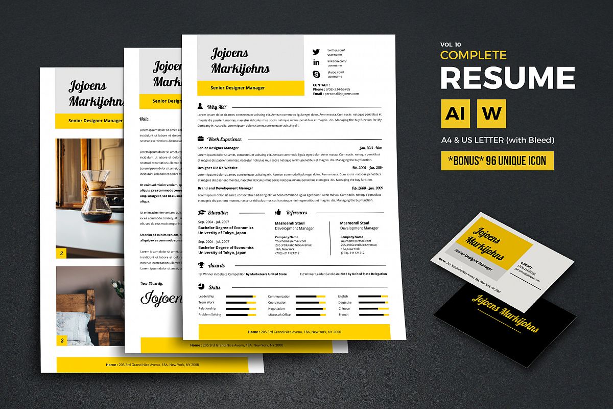 Resume example image 1