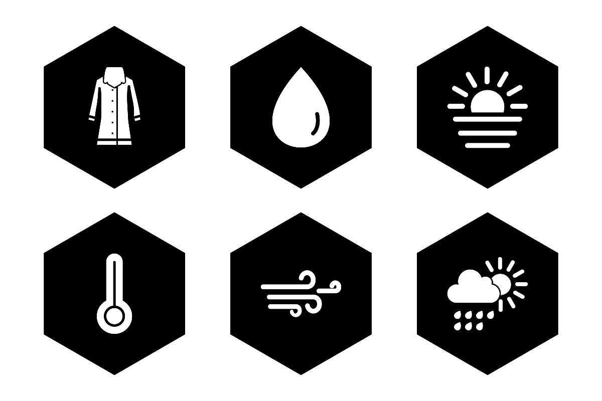 Set Of Weather And Season Icons example image 1