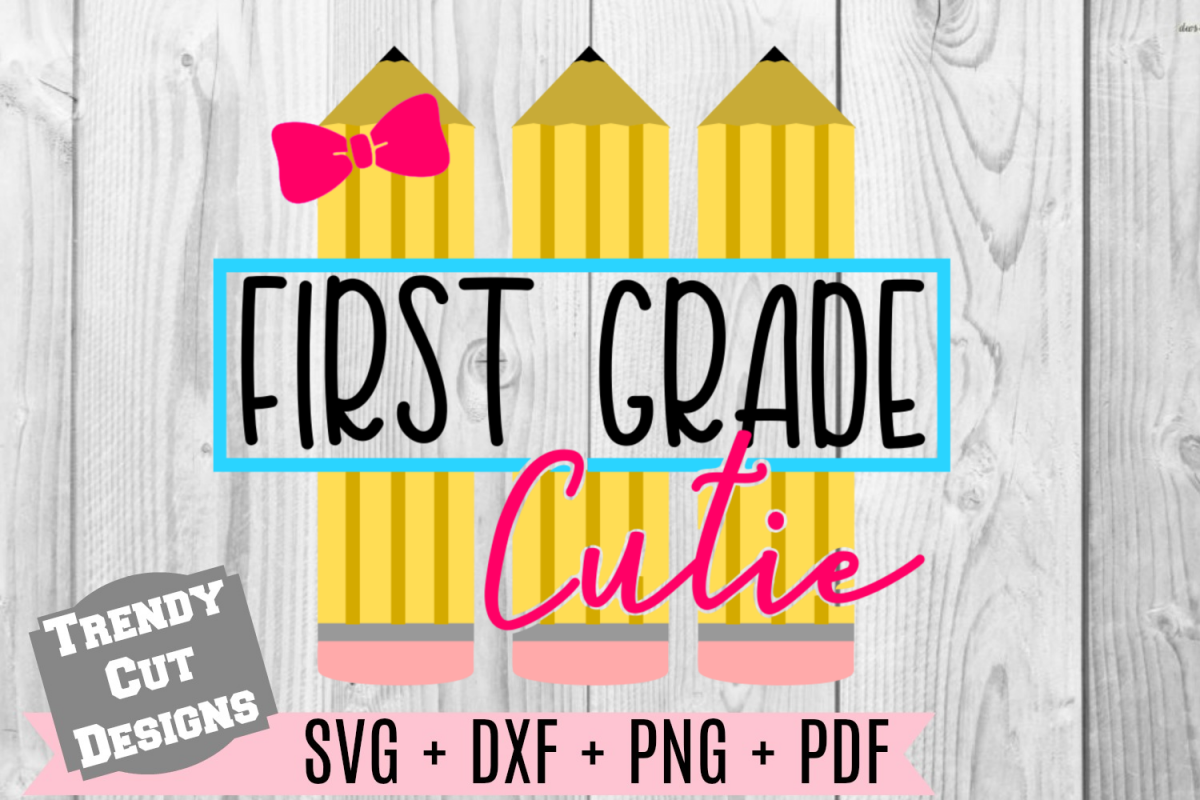 Pencil First Grade Set, Back to School example image 1