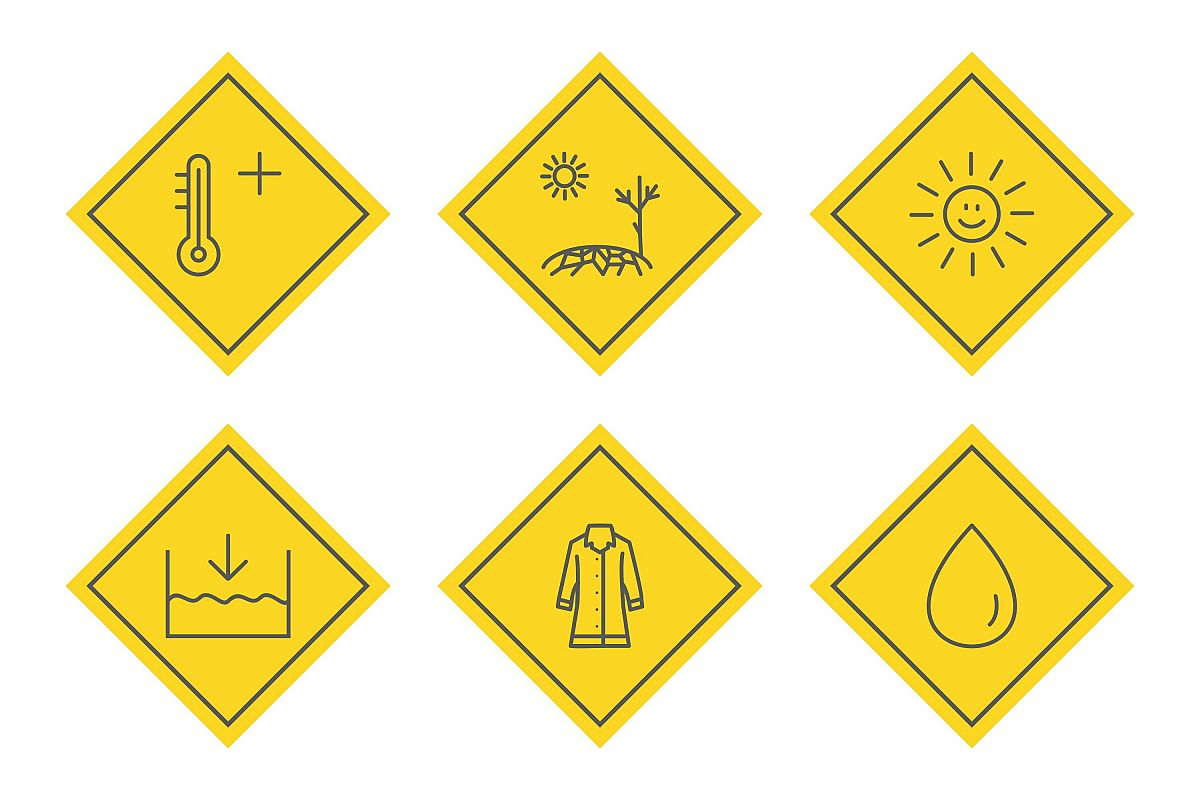 Set Of Weather And Season Icons example image 1