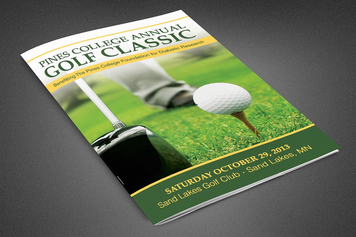 Golf Classic Booklet Template example image 1