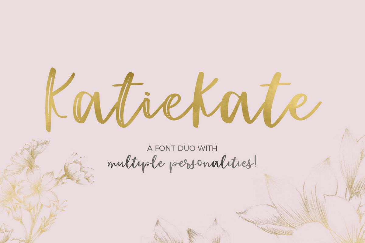Katiekate Font Duo example image 1