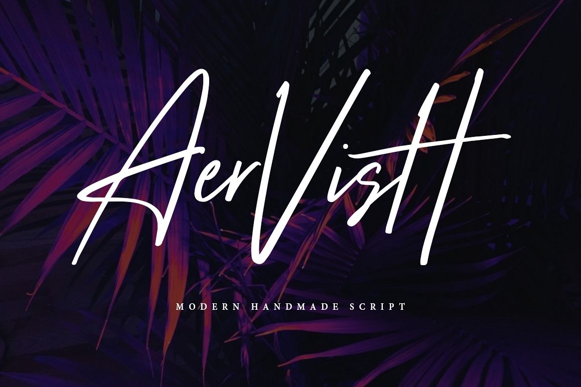 Aervish Typeface example image 1