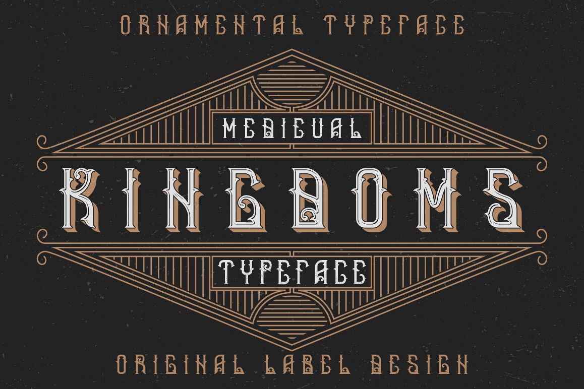 Medieval Kingdoms Label font example image 1