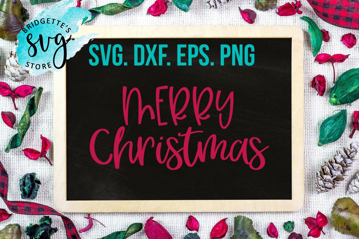 Christmas SVG DXF PNG EPS file example image 1