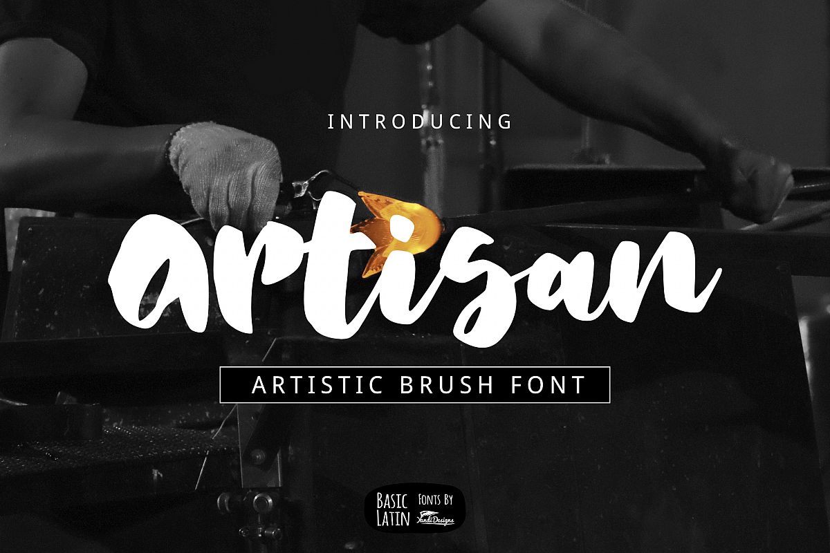 Artisan Brush Font example image 1