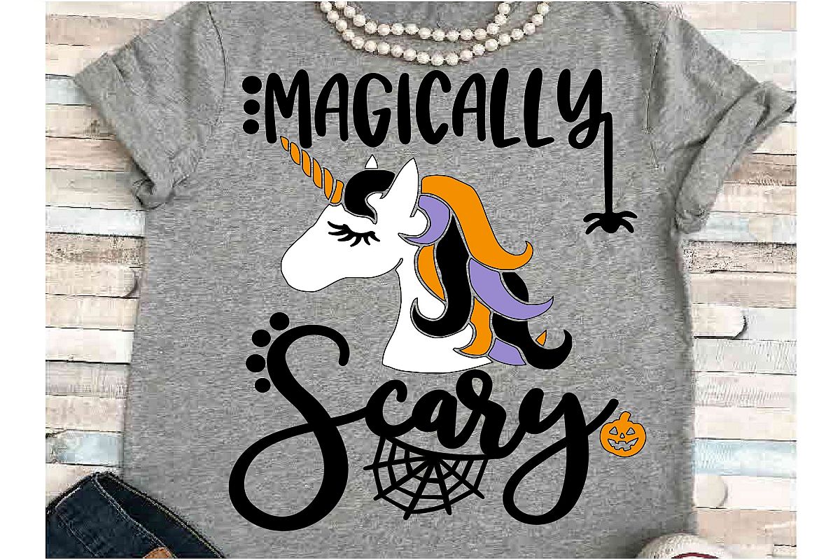 Unicorn SVG DXF JPEG Silhouette Cricut love Halloween magic example image 1