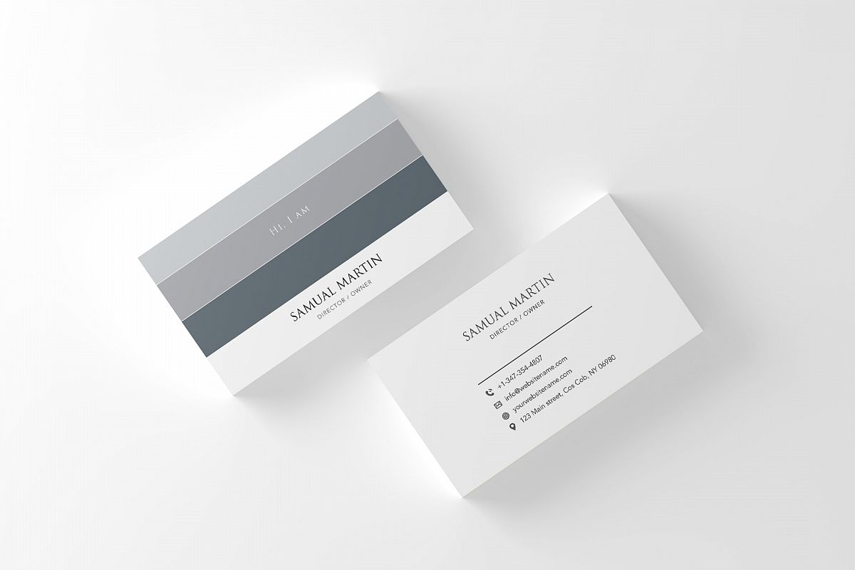 Beautiful Colours Modern Art Business Card example image 1