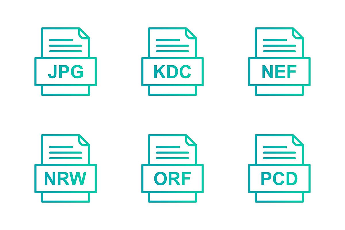 Set Of File Formats Icons example image 1
