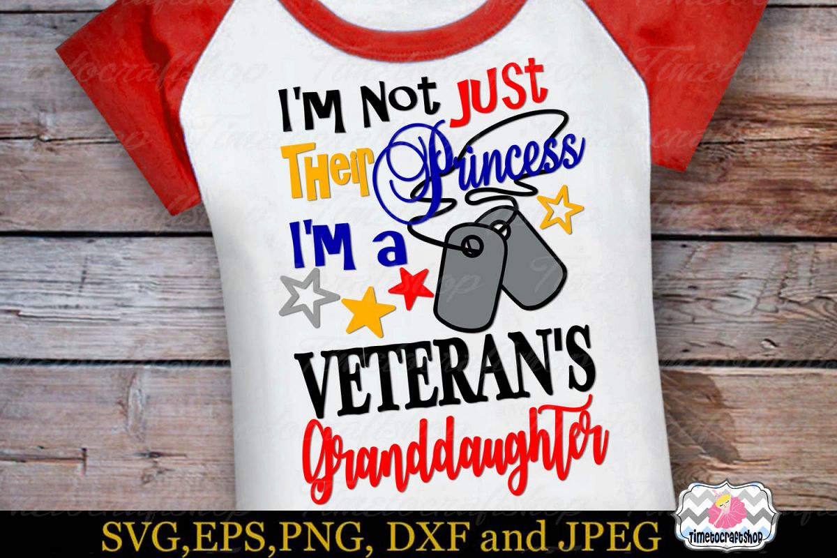 I'm Not just His Princess I'm a Veteran's Granddaughter example image 1