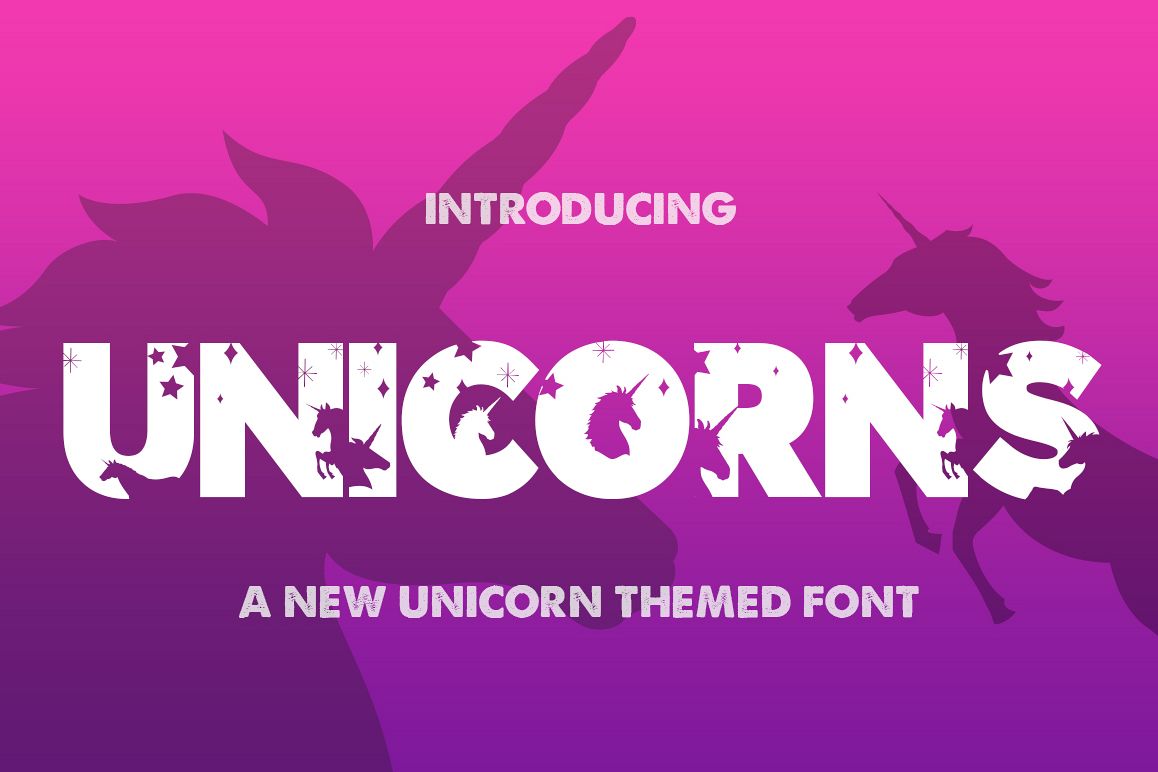 The Unicorns Font example image 1