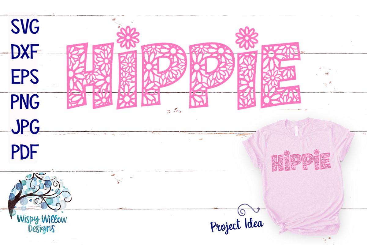 Hippie SVG | Daisy Floral Mandala SVG Cut File example image 1