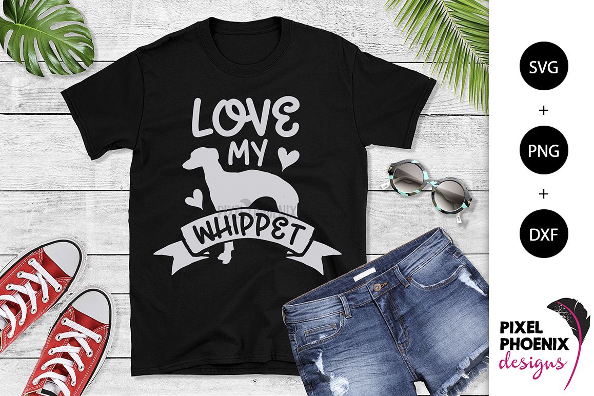 Love My Whippet SVG example image 1