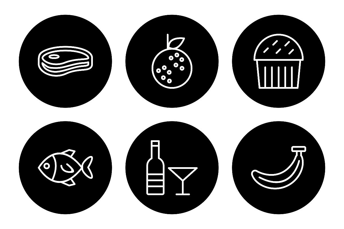 Set Of Food Icons example image 1