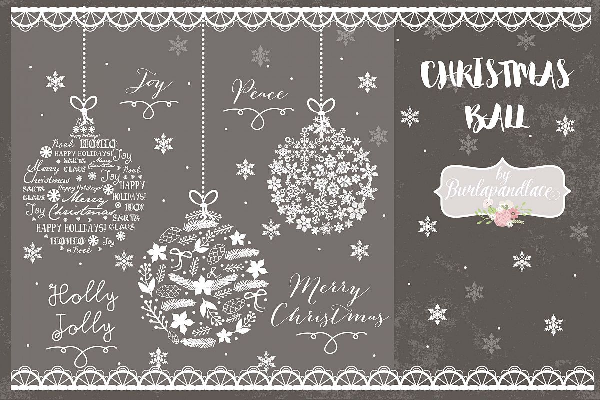 Christmas Ball cliparts example image 1