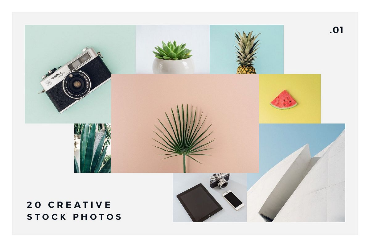 20 Stock Photos Creative Pack vol.1 example image 1