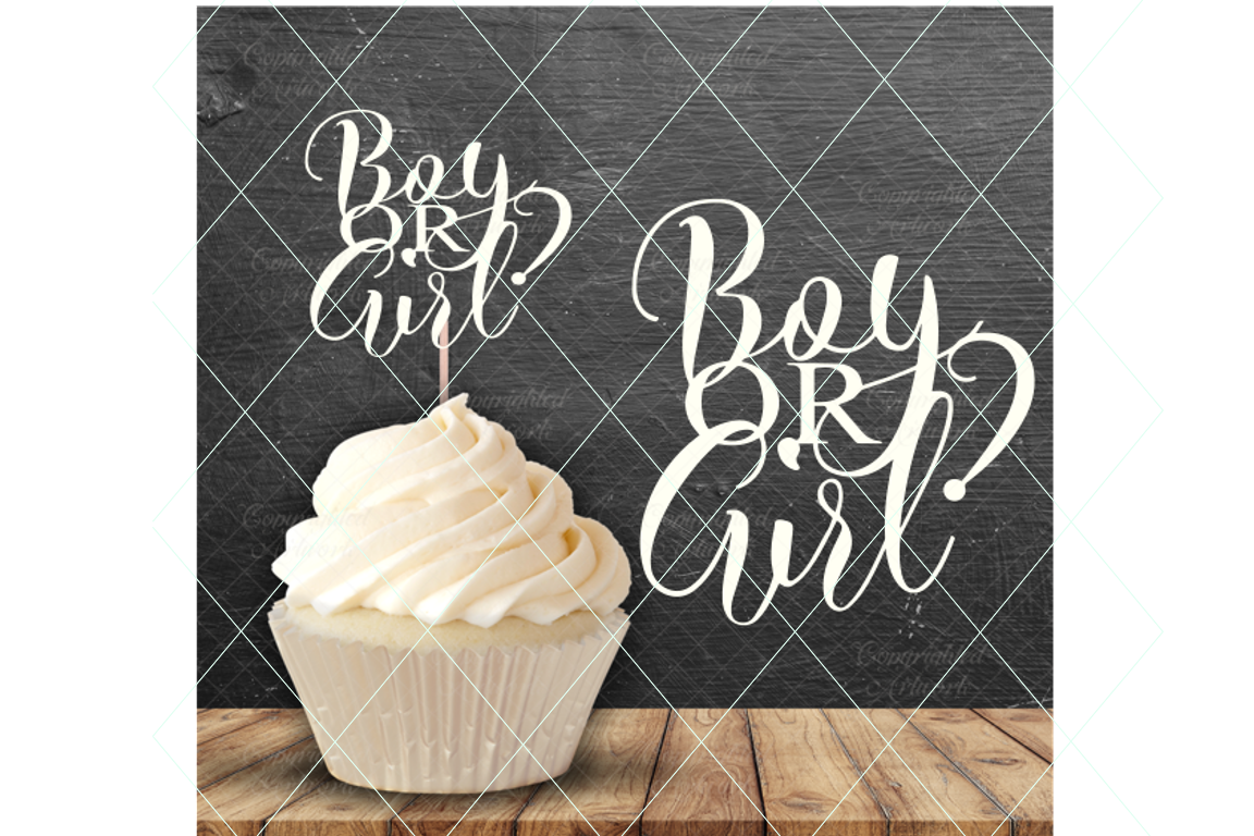 Boy or girl svg, gender reveal svg, pregnancy announcement example image 1
