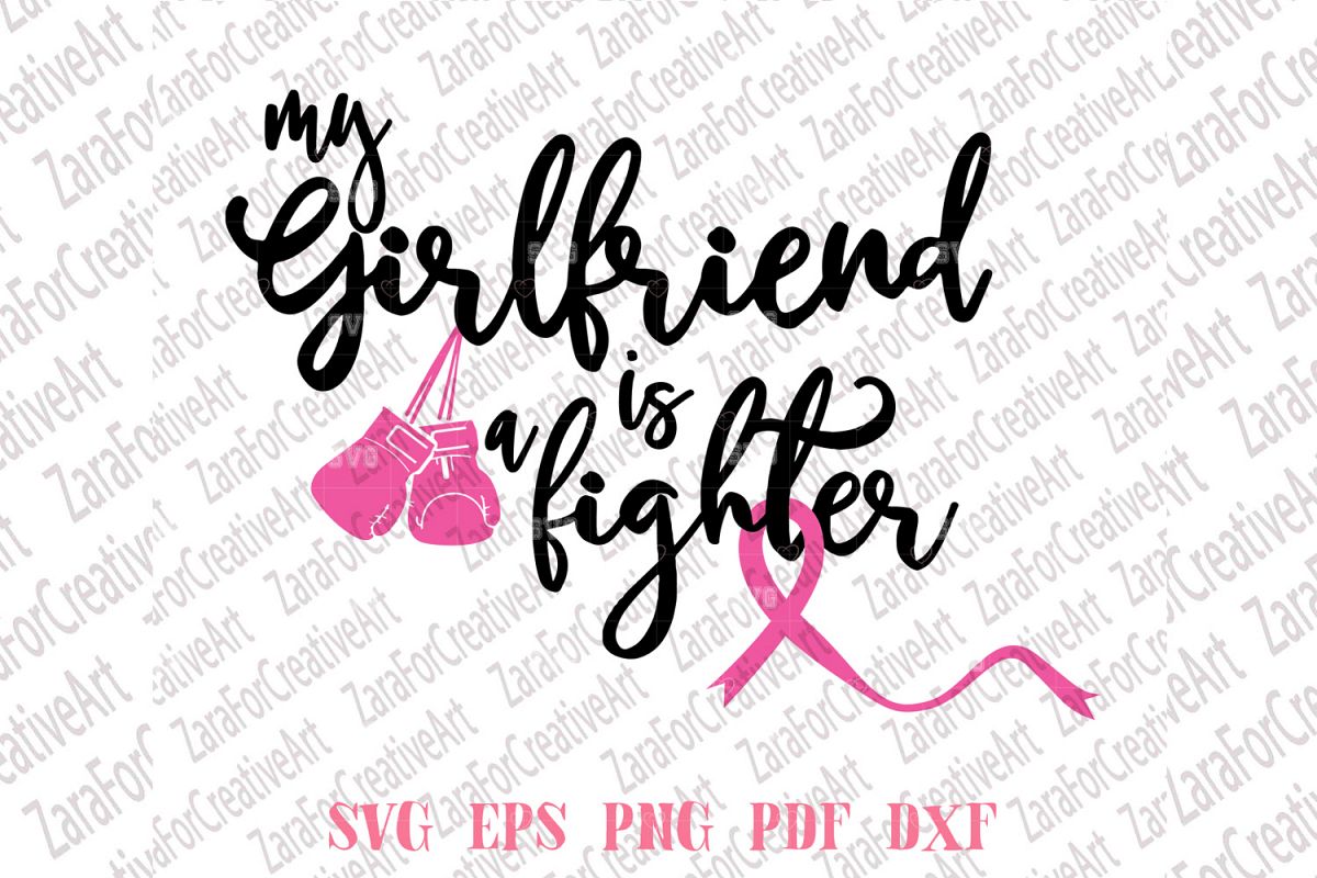 My Girlfriend Is A Fighter SVG example image 1