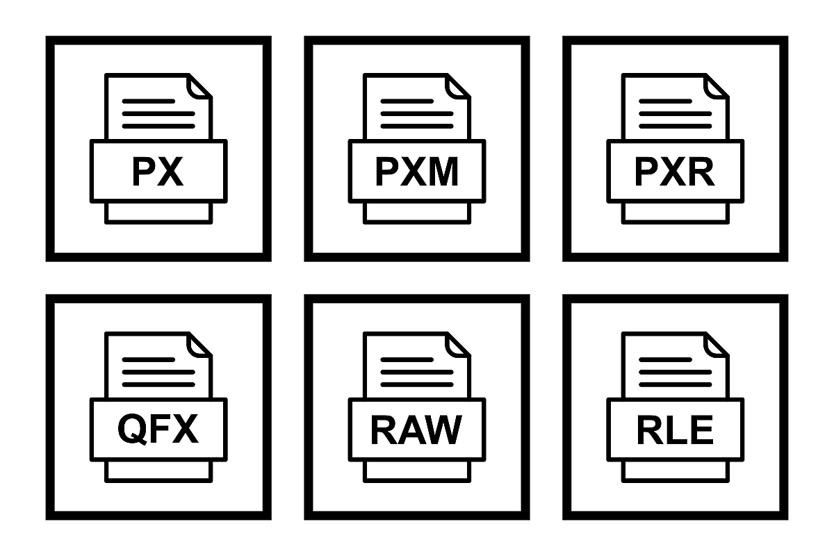 Set Of File Formats Icons example image 1