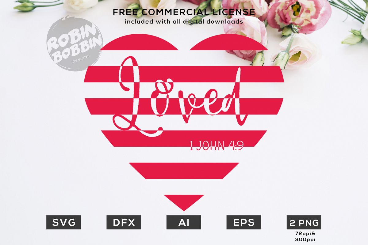 Loved Design for T-Shirt, Hoodies, Mugs and more example image 1