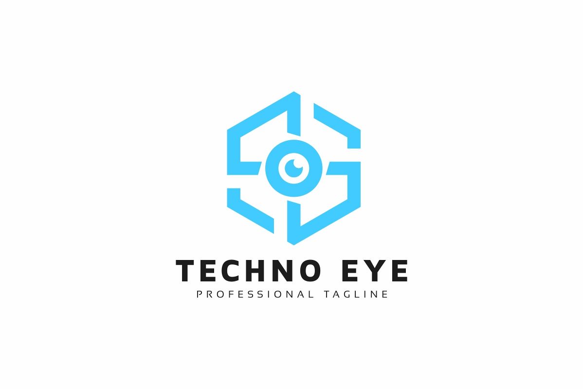 Techno Eye Logo example image 1